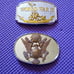 2 VINTAGE COLLECTIBLE MILITARY BELT BUCKLES EXCELLENT QUALITY CONDITION N/P