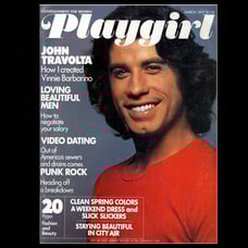 PLAYGIRL March 1977 JOHN TRAVOLTA Punk CAMERON CROWE