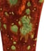 Vtg Art Deco Pull Neck Ceramic Vase Glaze On Organic Form Signed W.R.N. 10/88