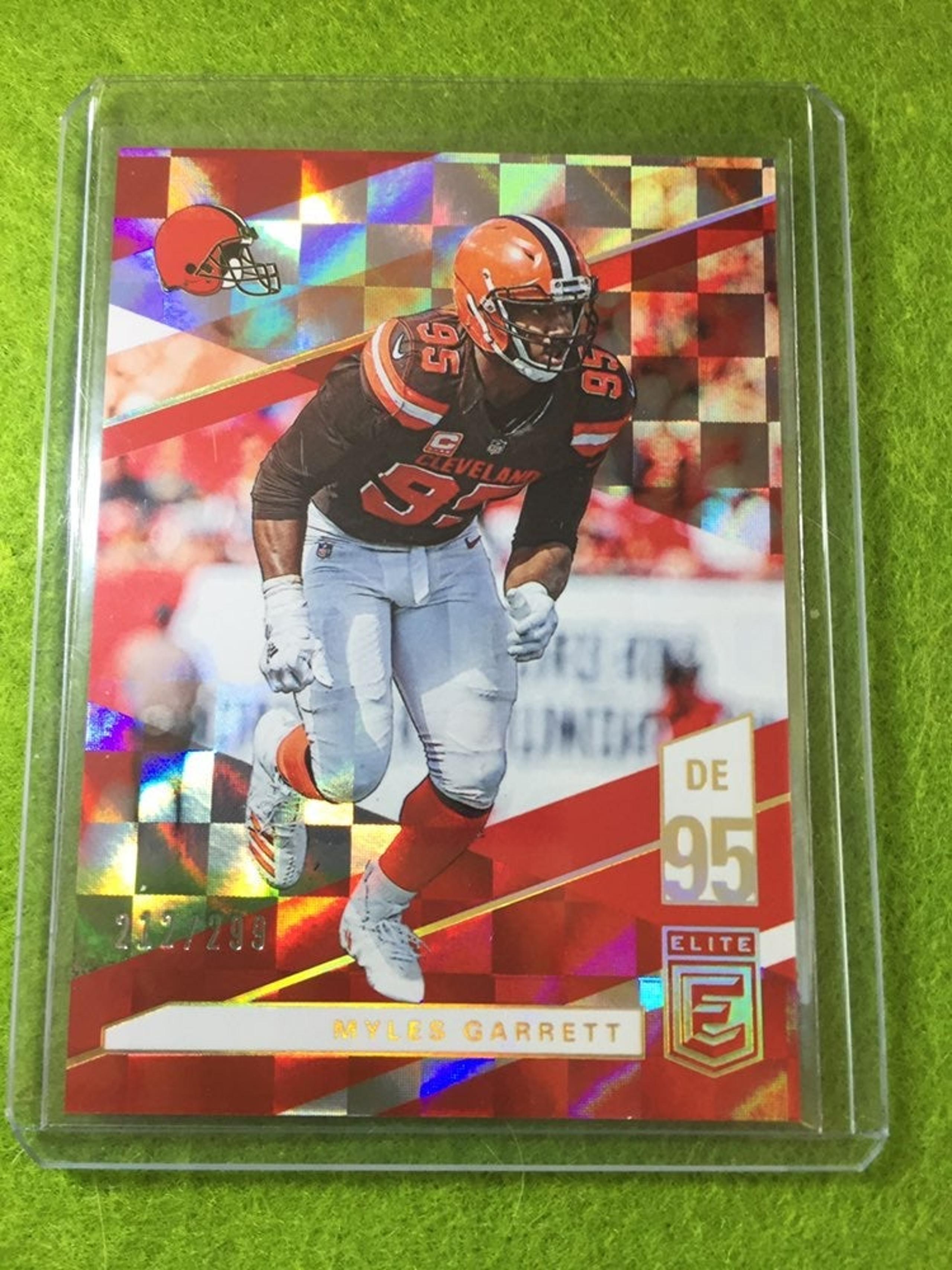 MYLES GARRETT /299 Elite Prizm Refractor