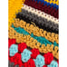Vintage Handmade Crochet Knit Afghan Throw Blanket Retro Boho Hippie Retro