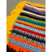 Vintage Handmade Crochet Knit Afghan Throw Blanket Retro Boho Hippie Retro
