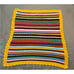 Vintage Handmade Crochet Knit Afghan Throw Blanket Retro Boho Hippie Retro