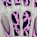 XXL Pink Cow Acrylic Press On Nails