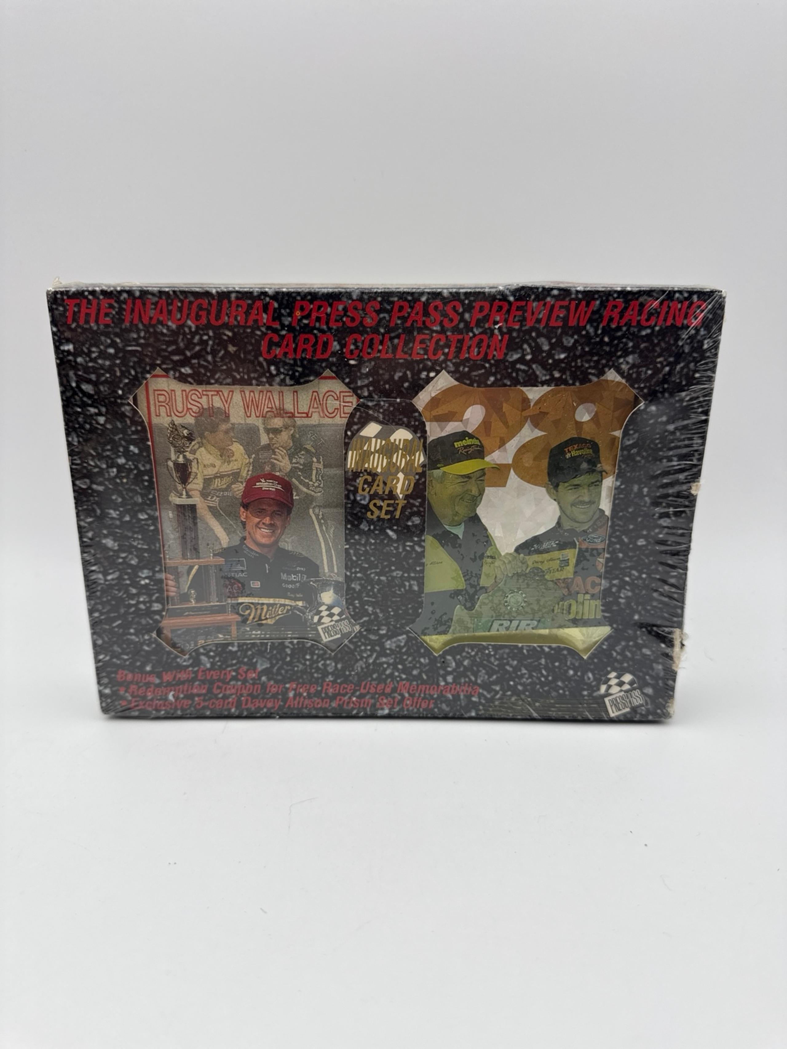 1993 Inaugural Press Pass Preview Racing Card Collection(Sealed)