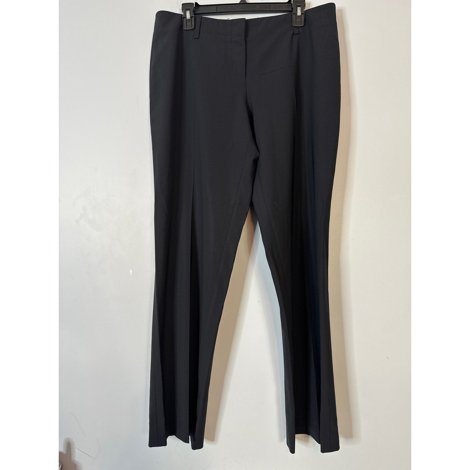Boss Hugo Boss Men's Straight Leg Dress Pants Flat Front Preppy Black Size 12
