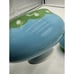 Retro Jonathan Adler Happy Home 2004 Ice Cream Parlour Bowl and Parfait Mug Blue
