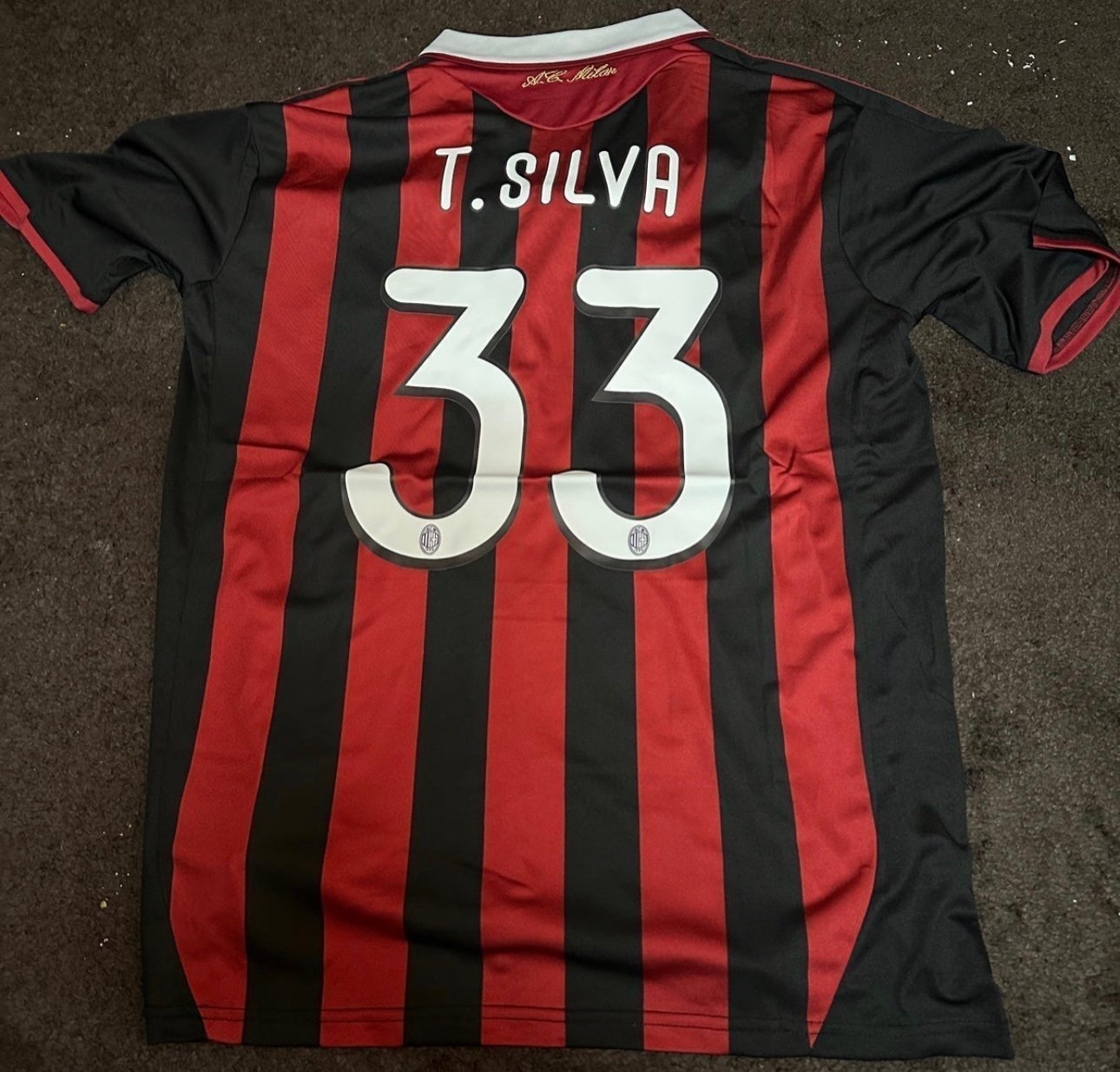 Thiago Silva Jersey AC Milan Xl