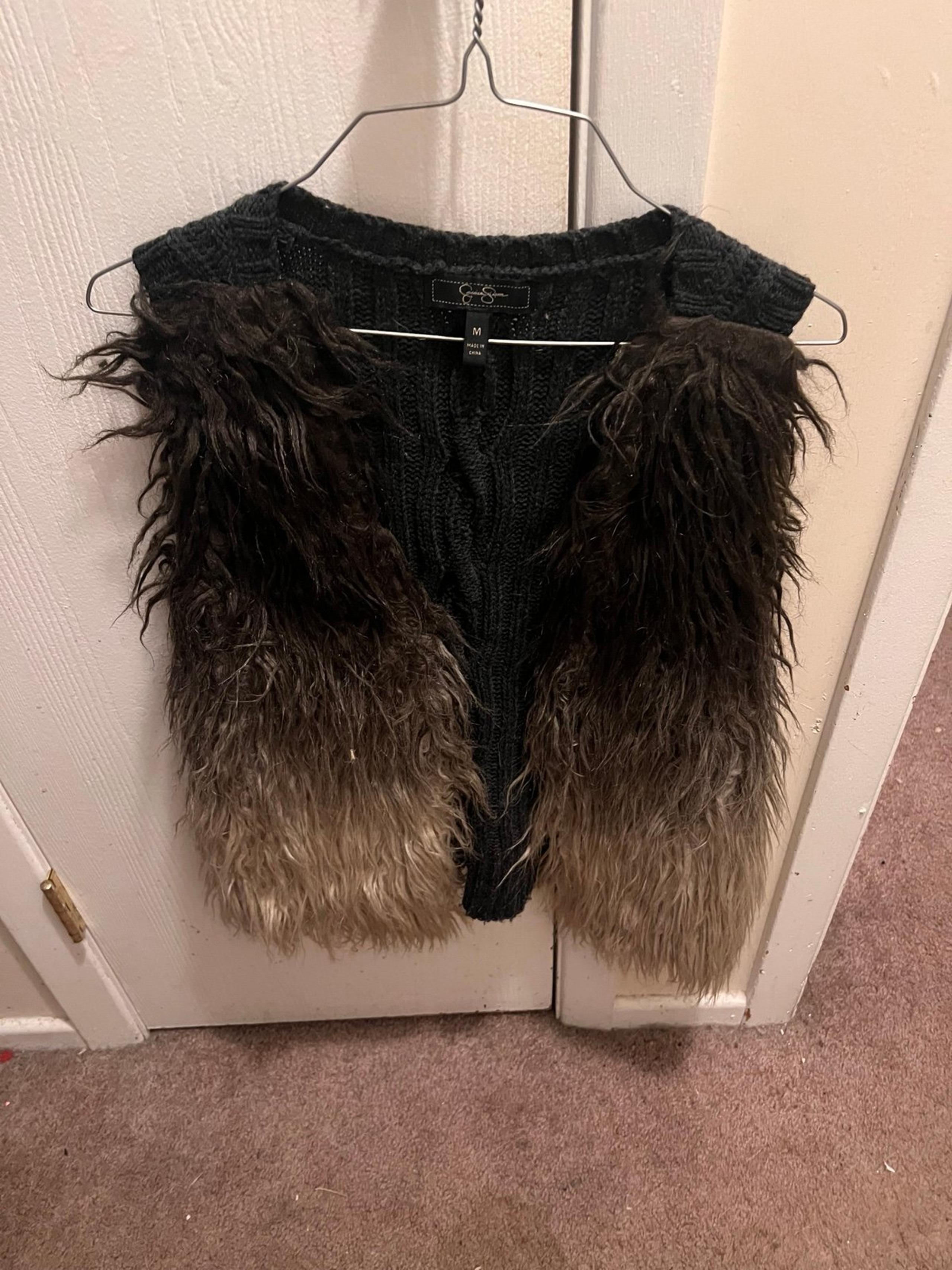 Jessica Simpson Fur Vest