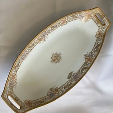 Hand-Painted RC Nippon Small China Serving Tray