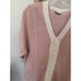 Wrap London Woven Organic Cotton V Neck Sweater Sz 4