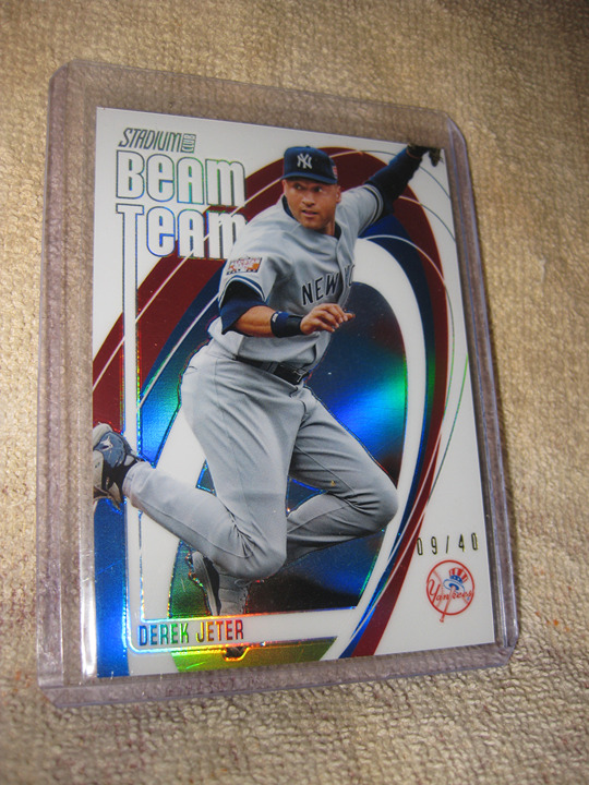 2022 Topps Stadium Club Members Only Beam Team /40 Derek Jeter #CBT-8 HOF mint