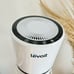 LEVOIT White Blue Night Light Small Air Purifier Tabletop Personal Room Plug Fan