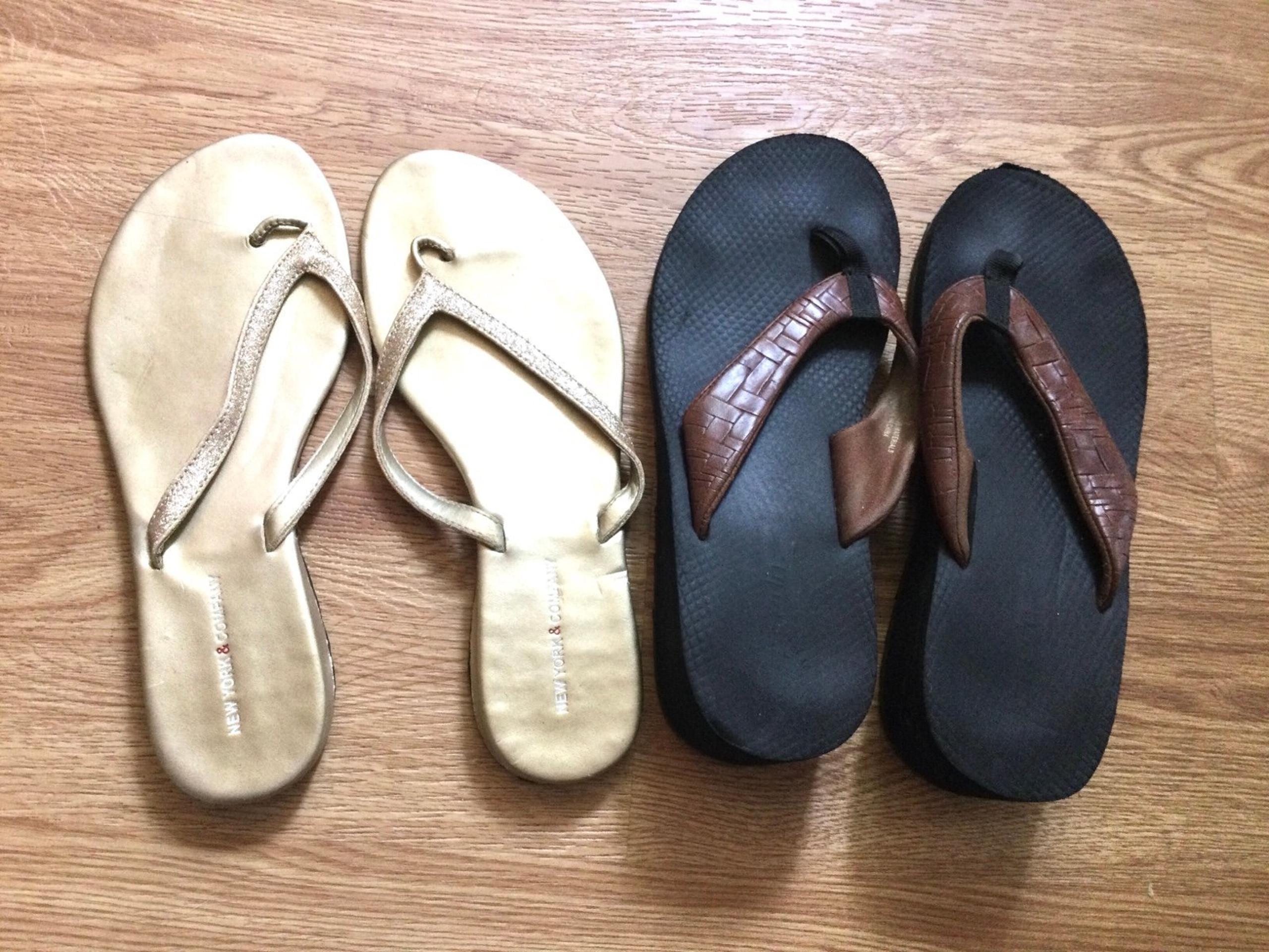 Speedo Wedge Flip Flops Slip On Casual Thongs Shoes Heeled Sandals Womens Size 9