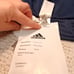 adidas women's Z.N.E. stripe lines funnel neck hoodie sz S - NWT Sample -