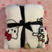 Hello Kitty Halloween Witch Ghost Full Queen Blanket 90x90 Sanrio Throw