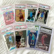 NBA Basketball 8 Graded Card Lot ^ Shaq, Lamelo, Zion, & More (PSA & CSG)