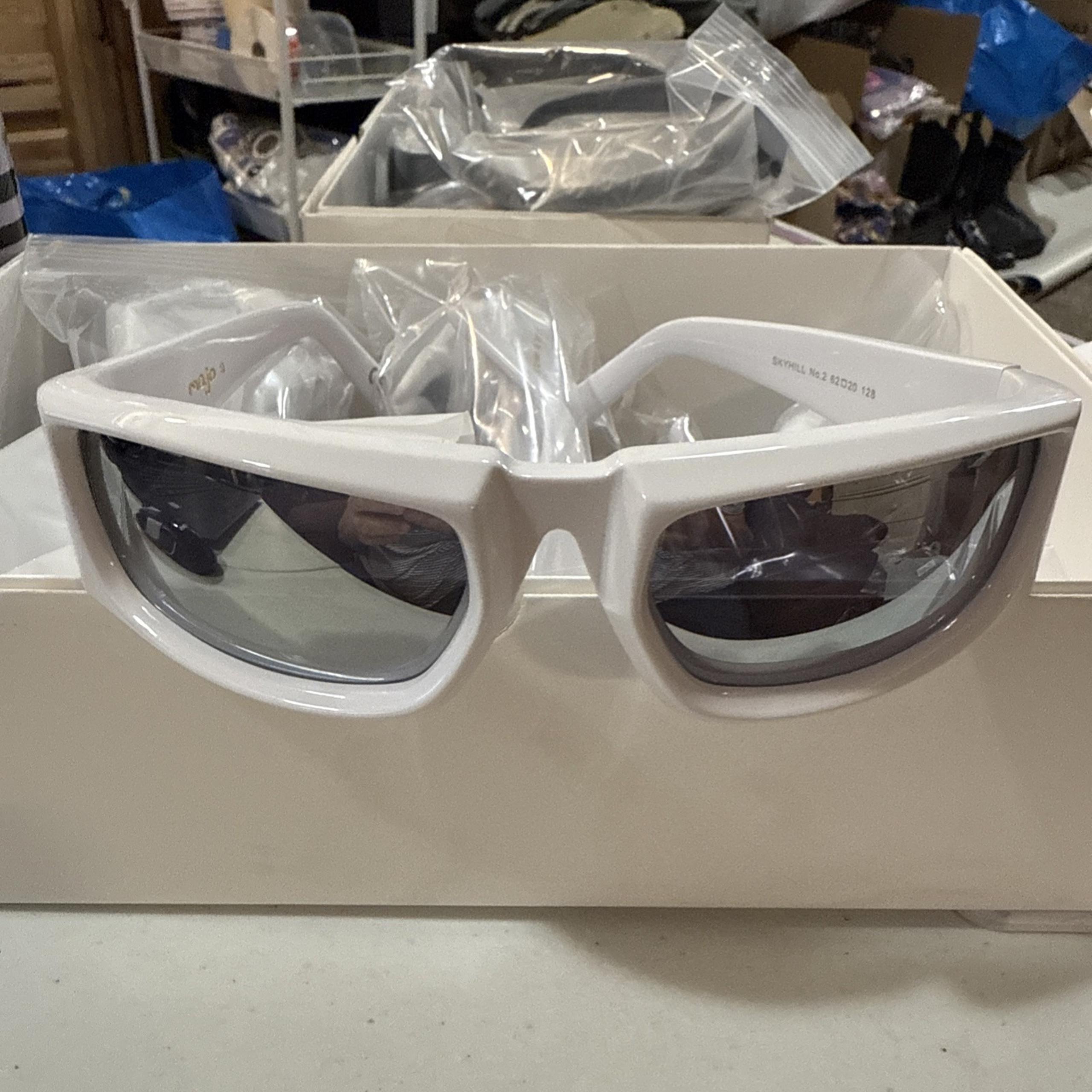 HILLMAN Skyhill X Majo Sunglasses Sz S White (New)