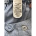 Vintage 80s Boho Preppy Prairie Country Light Wash Cotton Chambray Skirt Size M