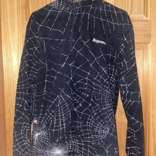 Supreme Spiderweb Hoodie- Black