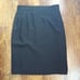 Vintage 90's Michelle Stuart Black Polkadot Pencil Skirt