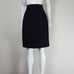 Vintage 90's Michelle Stuart Black Polkadot Pencil Skirt