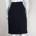 Vintage 90's Michelle Stuart Black Polkadot Pencil Skirt