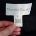 Vintage 90's Michelle Stuart Black Polkadot Pencil Skirt
