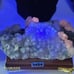 RARE NATURAL BIG HALF PINK CALCITE HALF FLOURITE WITH SPHALERITE CLUSTER #3454