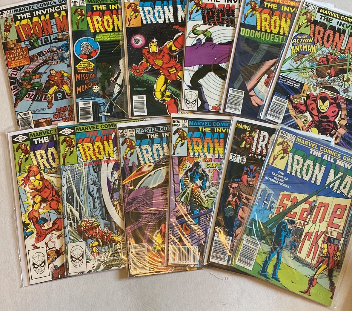 Invincible Iron Man Comic Book Lot Marvel