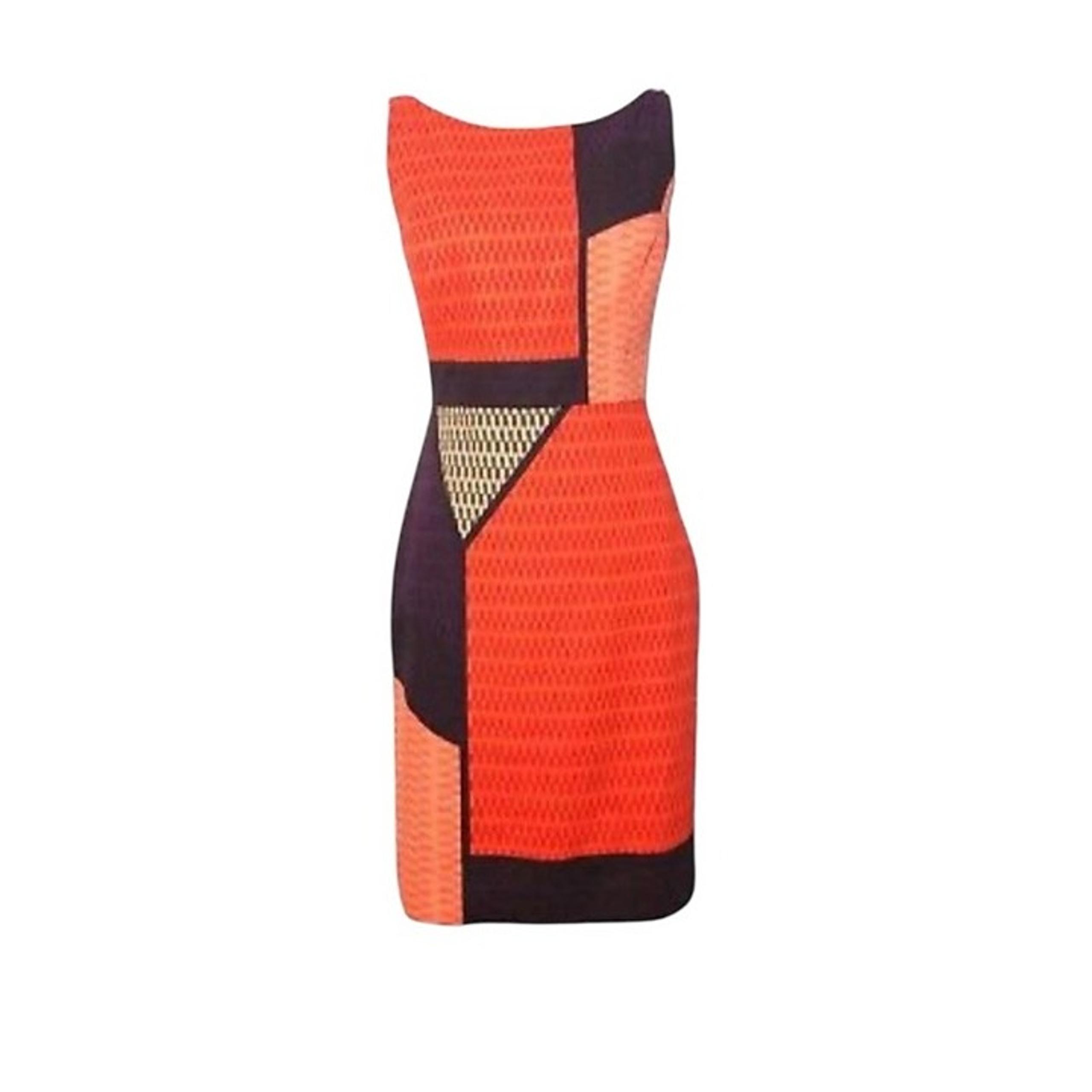 Anthropologie Tabitha Swallowtail Multicolor Colorblock Sheath Dress Size 8