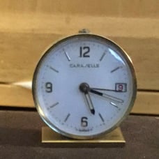 Caravelle Vintage Miniature Alarm Clock