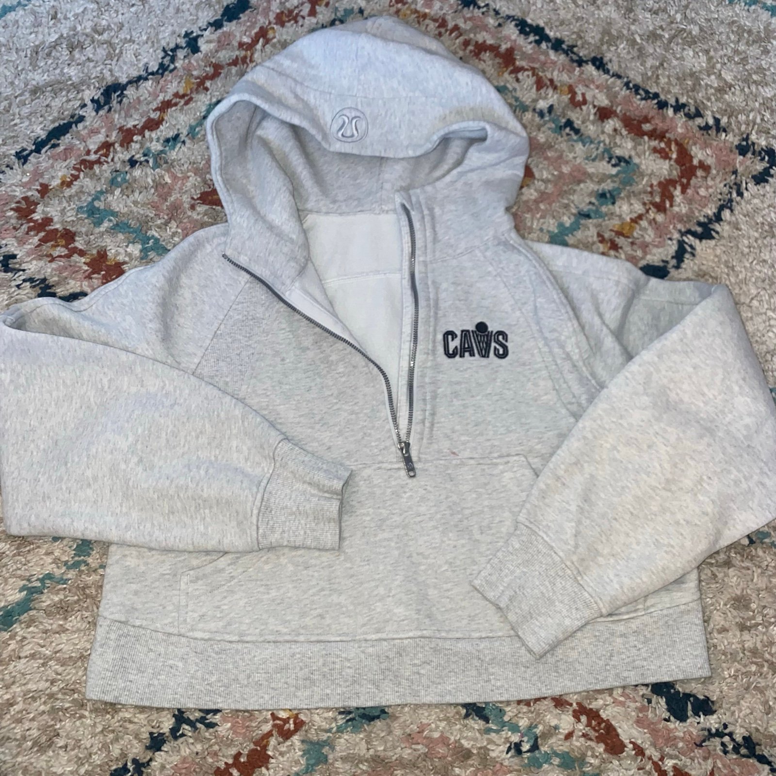 Lululemon Scuba Oversized half zip hoodie xs/s Cleveland Cavaliers Cavs