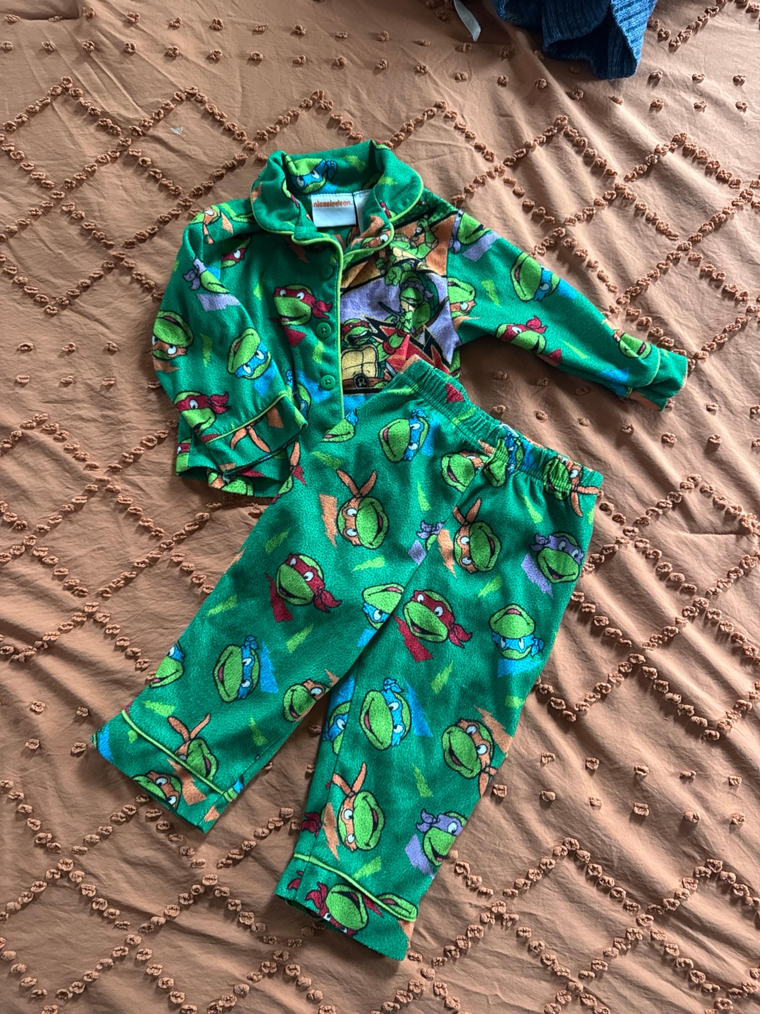 Baby boy ninja turtle pajamas
