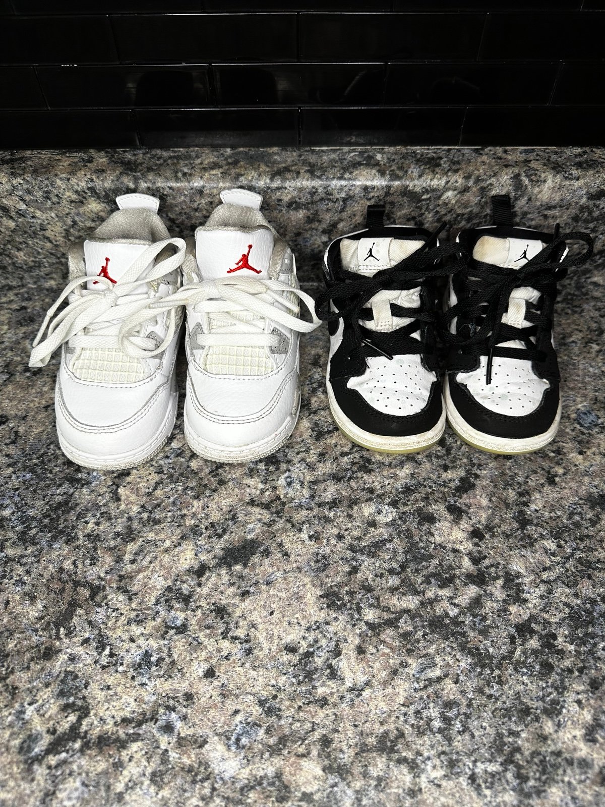 Set Of 2 Nike Air Jordan Toddler Shoes Sneakers Casual Streetwear Size 6C