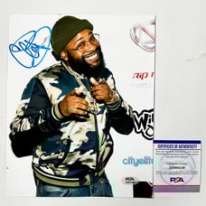Comedian Chico Bean Signed 8x10 MTV Wild N Out Photo With PSA/DNA COA