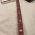 Coach Signature Pink Daisy Charm Dog Collar Large