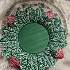 Bordallo Pinheiro Strawberries Platter