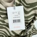 Andie The Capri One Piece Swimsuit Bias Stripe Olive Green Size Medium M NEW