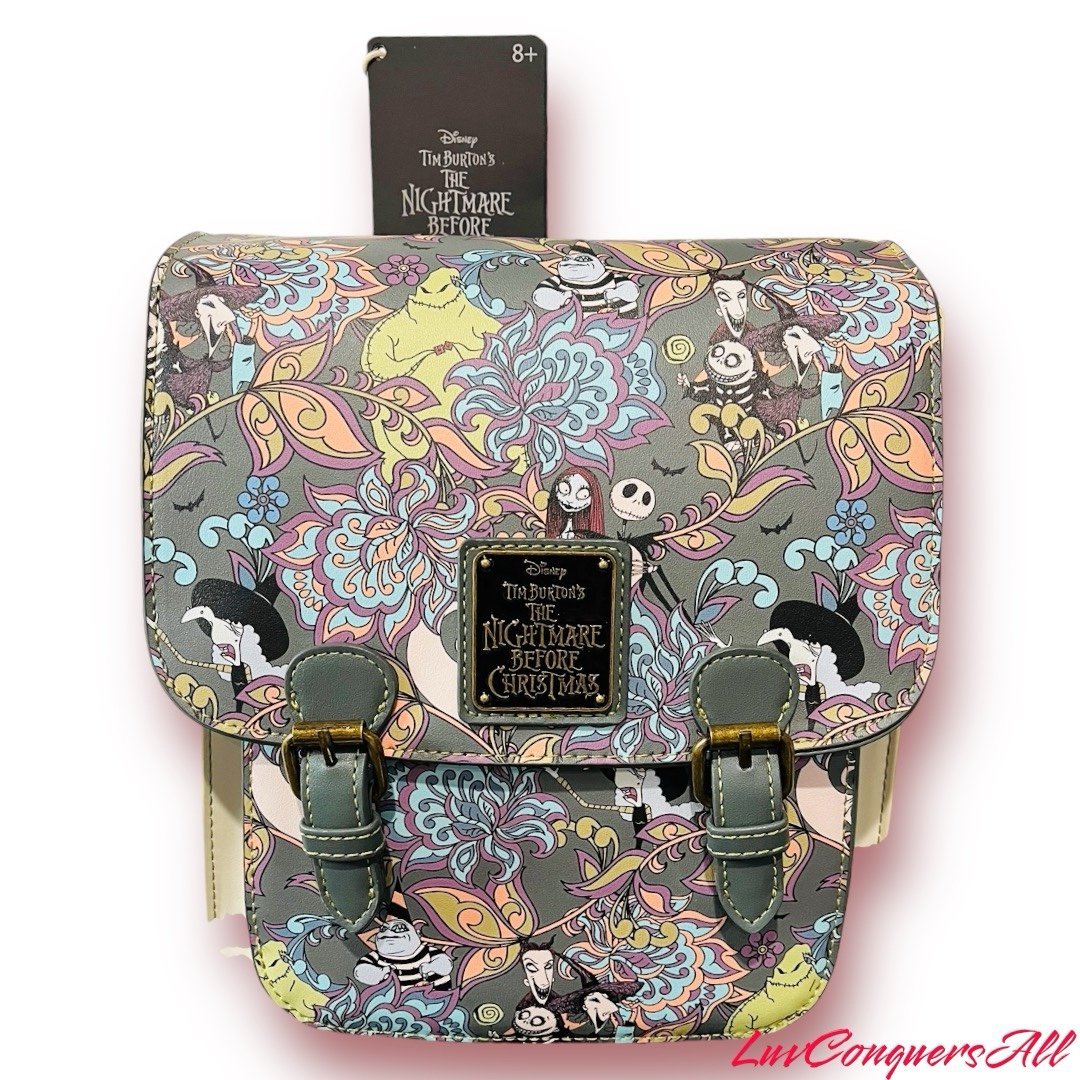 Loungefly Disney The Nightmare Before Christmas Floral Mini Backpack