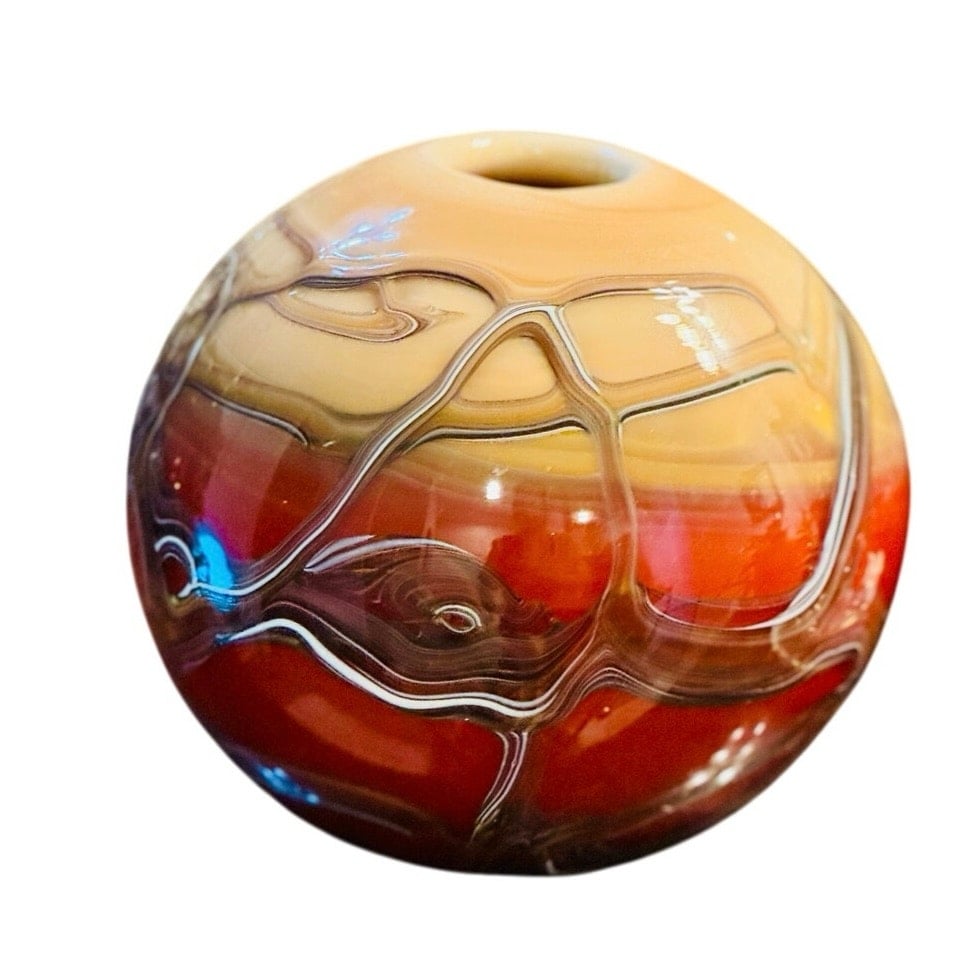 Hand-Blown Venetian Glass Vase – A Striking Valentine’s Gift! On Sale Now