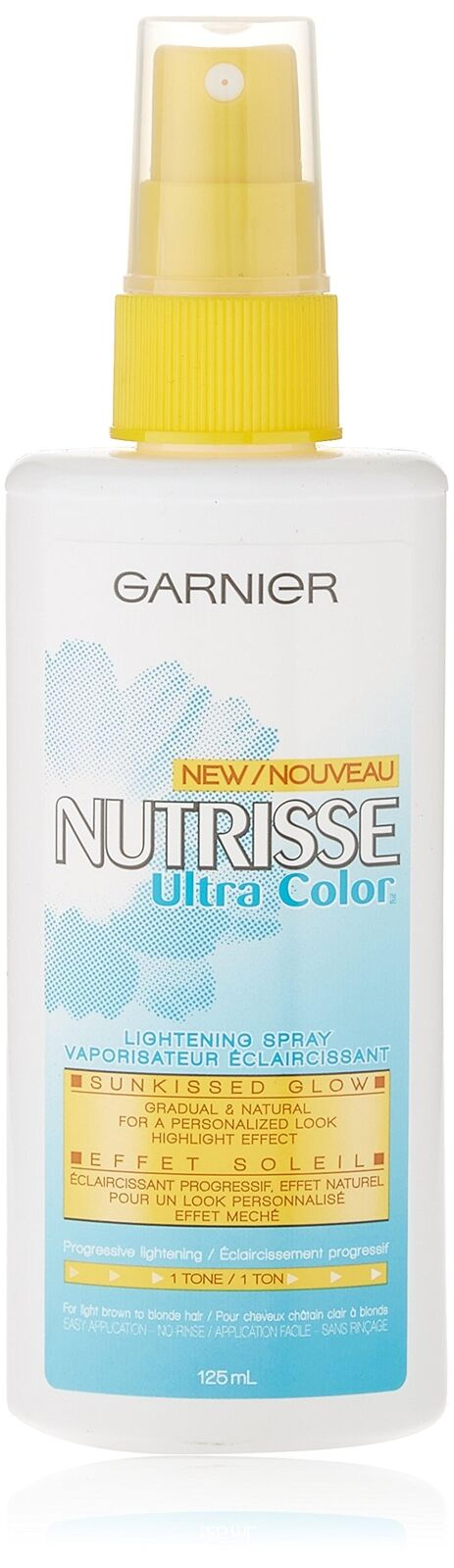 Garnier Nutrisse Ulta Color Lightening Spray for Light Brown to Blonde Hair, 150
