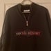 Han Kjobenhavn Black Half-Zip Sweatshirt Social Resort Size XL