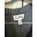 JOSEPH RIBKOFF Long Cardigan Sweater S10 Gray Alpaca Wool Fit and Flare Fur Trim