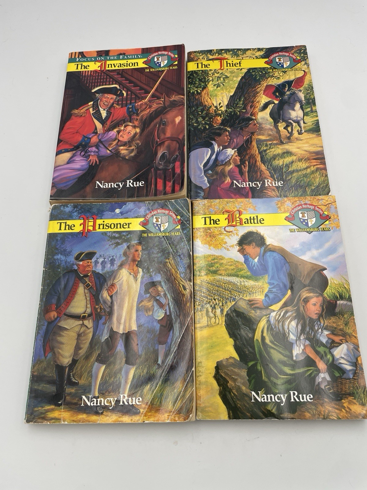 Christian Heritage Series The Williamsburg Years Books 5, 8, 10, 12 By Nancy Rue