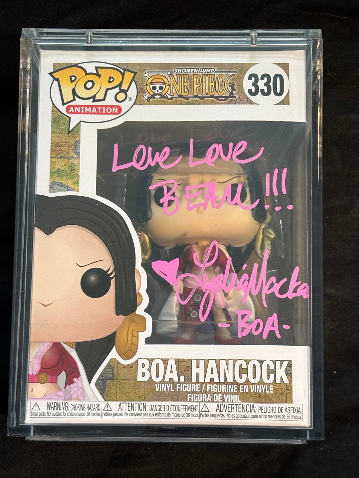 Boa Hancock Funko Pop signed/autographed
