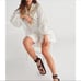 Free People Chain of Daisies Tunic Dress Ivory/Cream