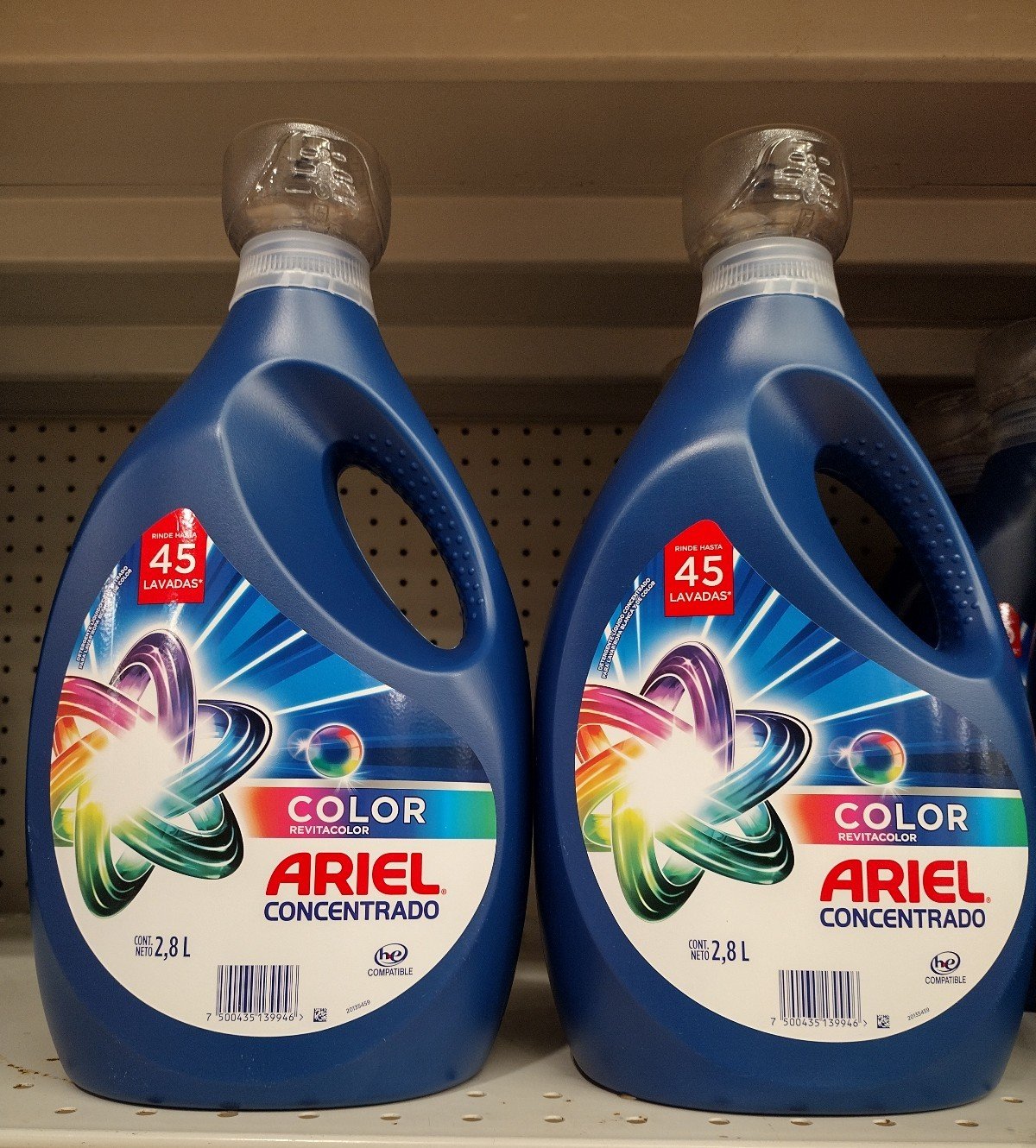 2X ARIEL DETERGENTE LIQUIDO COLOR CONCENTRADO DETERGENT - 2 de 2.8 LITROS - c/u