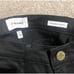 NWT FRAME Denim Ali High Rise Cigarette Jeans in Coated Noir / Black, 24