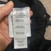 NWT FRAME Denim Ali High Rise Cigarette Jeans in Coated Noir / Black, 24